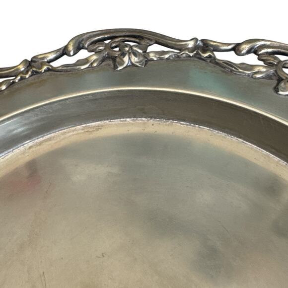 Marples & Co Sheffield Electroplated Gold Silverplate Serving Plate - Picture 7 of 8